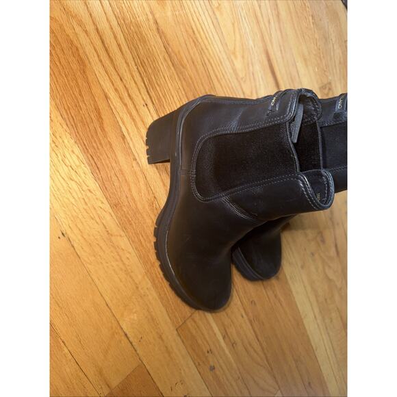 Prada Black Ankle Boot Platform Chelsea 
Heels 39IT - Picture 3 of 7